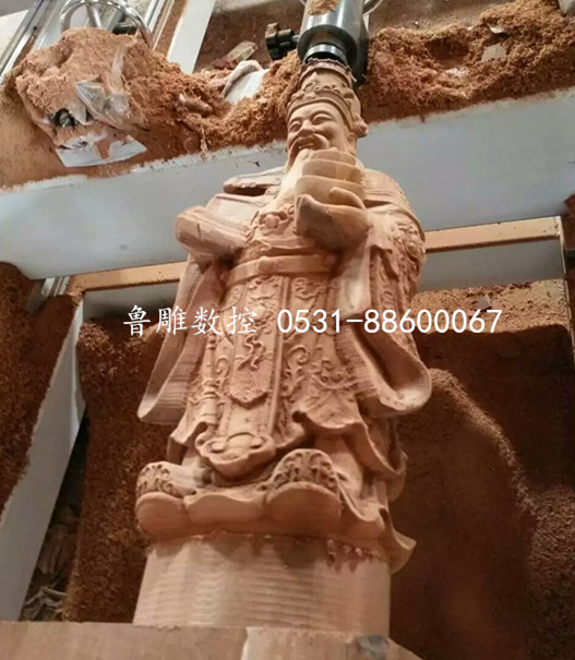 三維立體雕刻機(jī)制作的財(cái)神雕像、觀音佛像